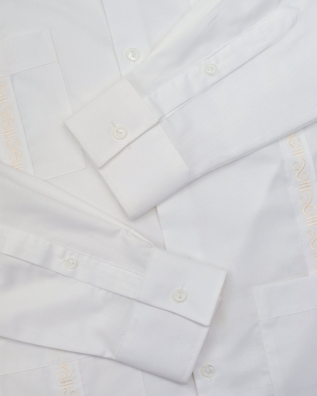 Manchester Camisa Guayabera Casual Slim Fit Algodón y Poliéster - Manga Larga - Manchester