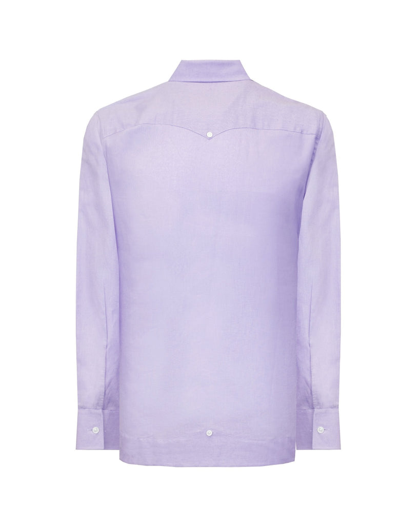 Manchester Camisa Guayabera Clásica Mezcla Lino - Manga Larga - Manchester