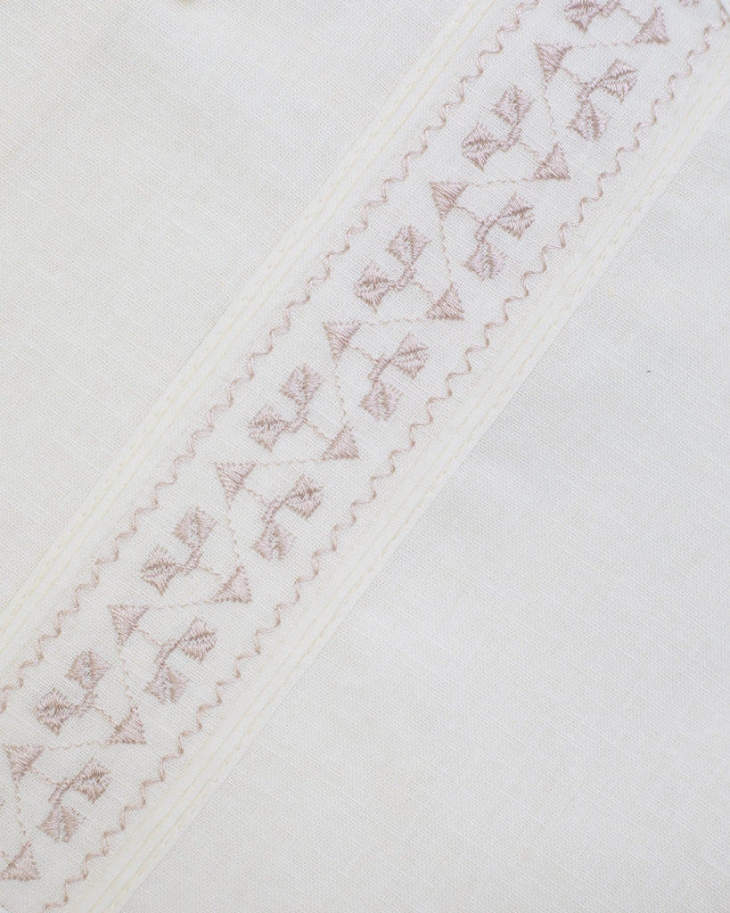 Manchester Camisa Guayabera Clásica Mezcla Lino - Manga Larga - Manchester