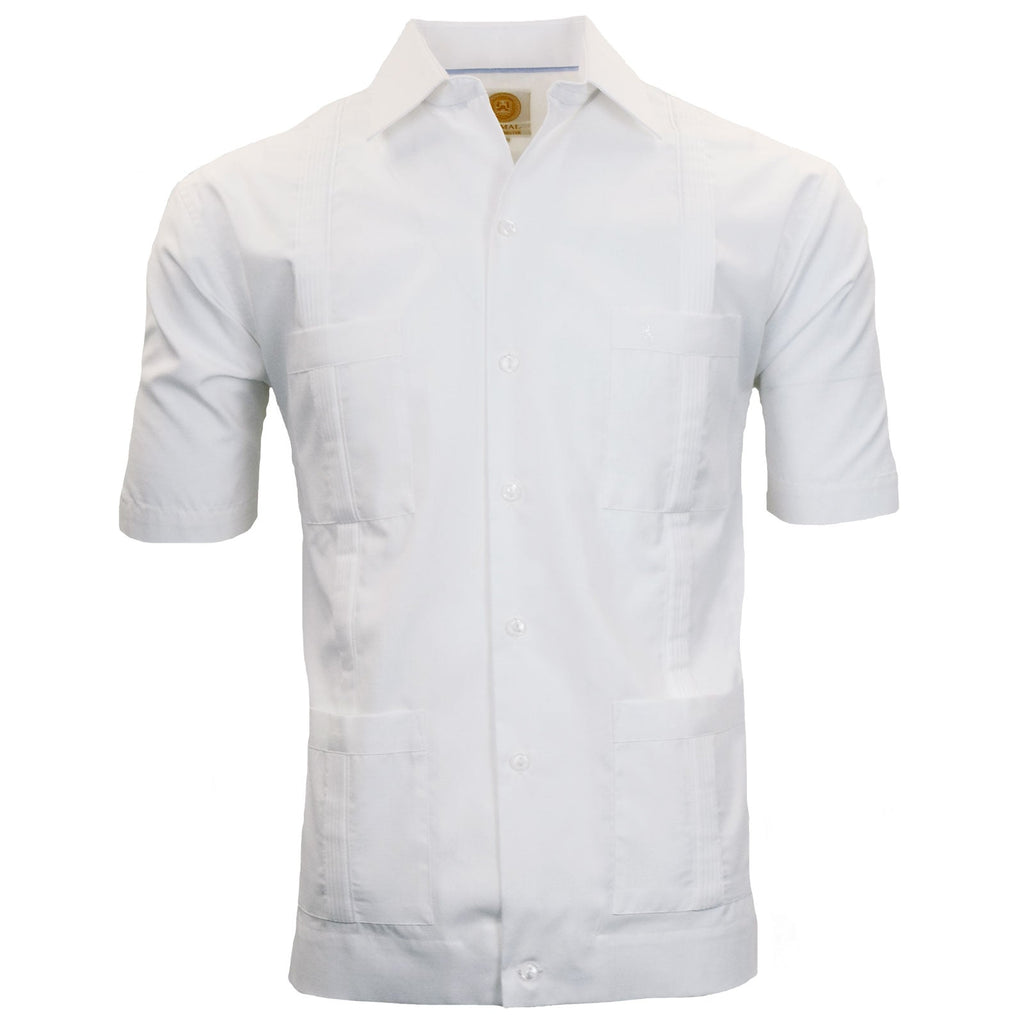 Manchester Camisa Guayabera Corta Algodón y Poliéster Manga Corta - Manchester