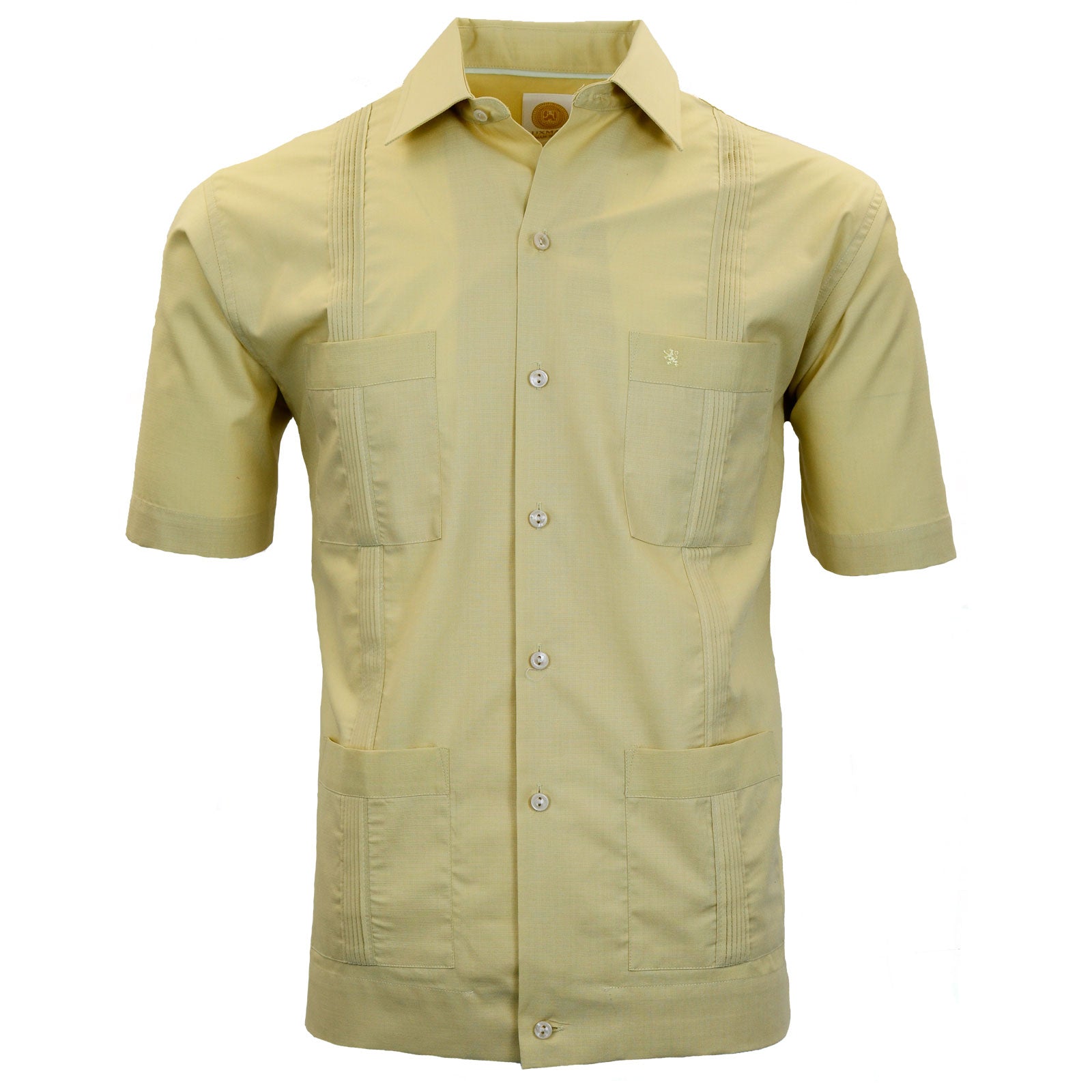 Manchester Camisa Guayabera Corta Algodón y Poliéster Manga Corta - Manchester