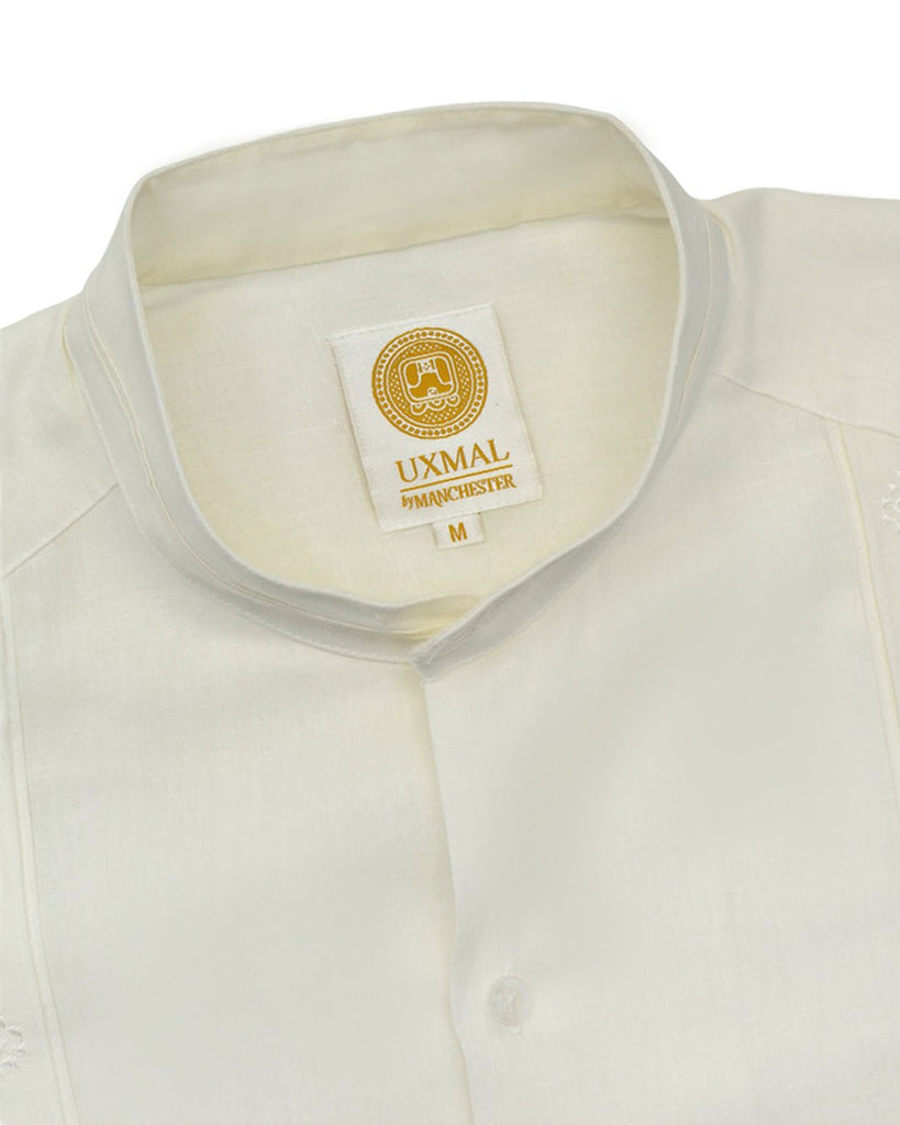 Manchester Camisa Guayabera Lino y Algodón - Manga Larga - Manchester