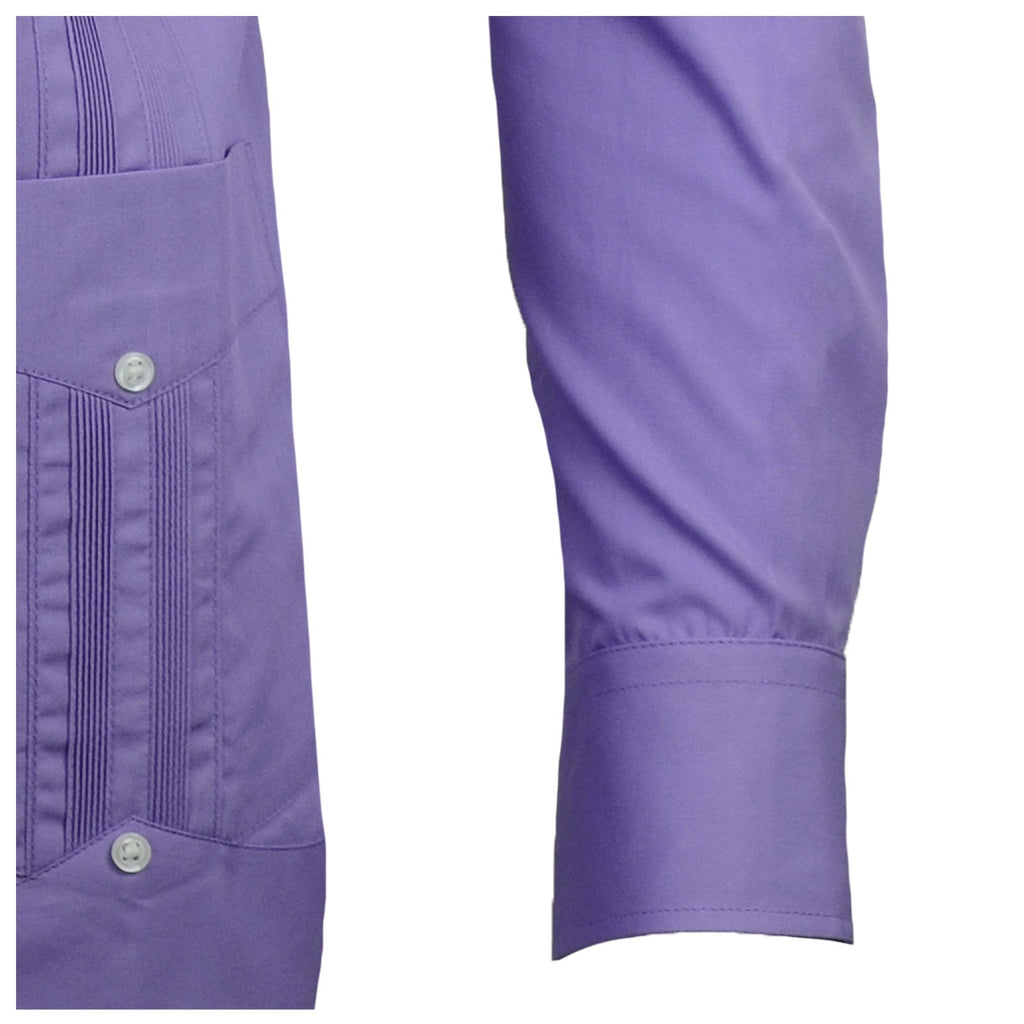 Manchester Camisa Guayabera Lisa 100% Algodón Manga Larga - Manchester