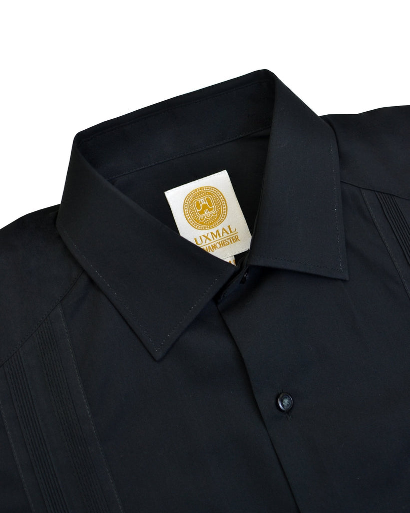 Manchester Camisa Guayabera Lisa 100% Algodón Manga Larga - Manchester