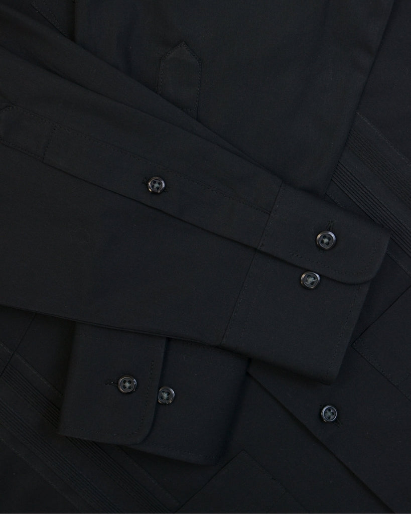 Manchester Camisa Guayabera Lisa 100% Algodón Manga Larga - Manchester