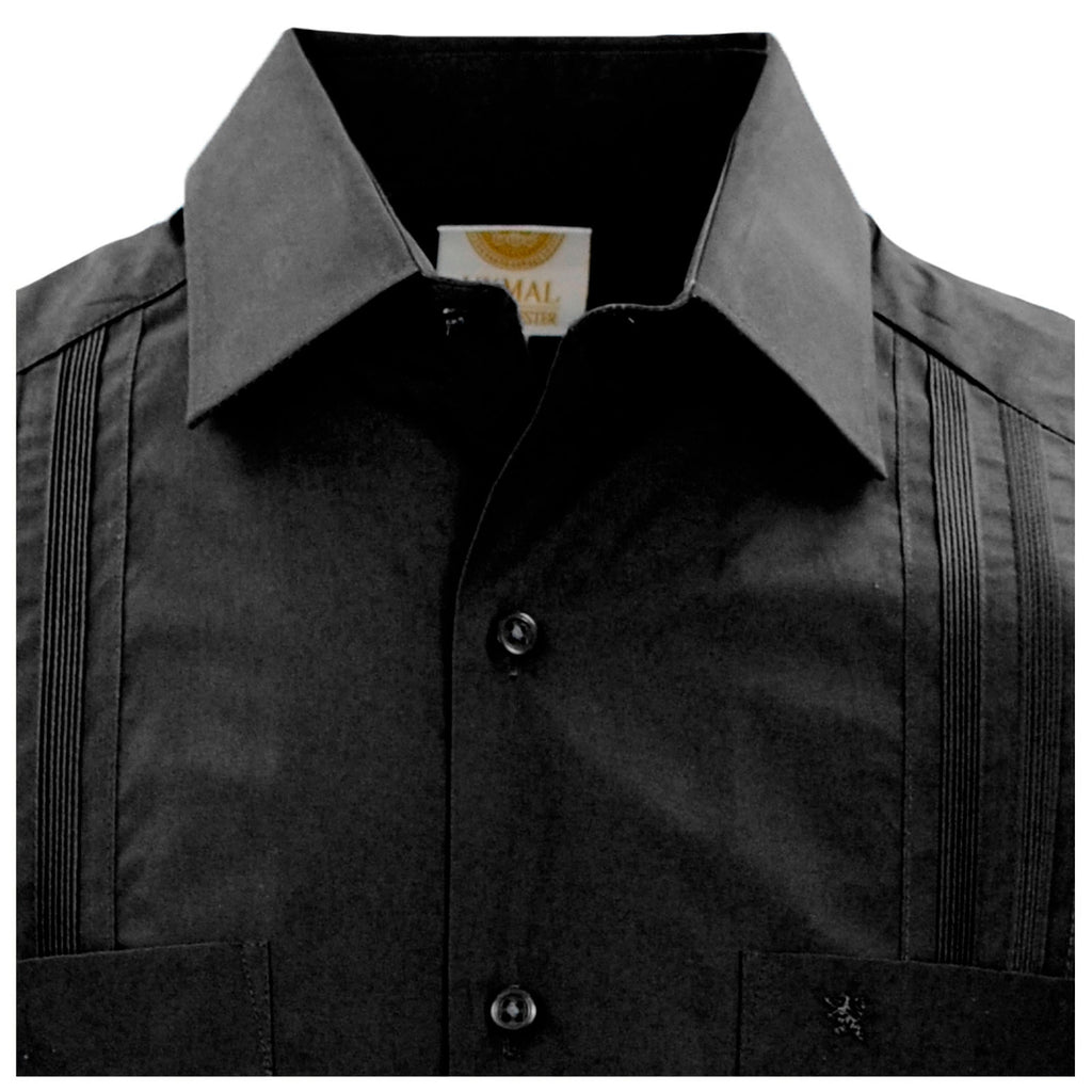 Manchester Camisa Guayabera Lisa 100% Algodón Manga Larga - Manchester