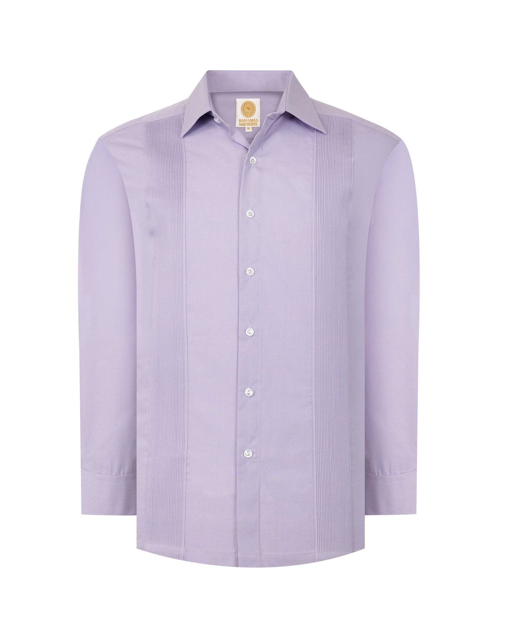 Manchester Camisa Guayabera Sin Bolsas Algodón-Poliéster - Manga Larga - Manchester