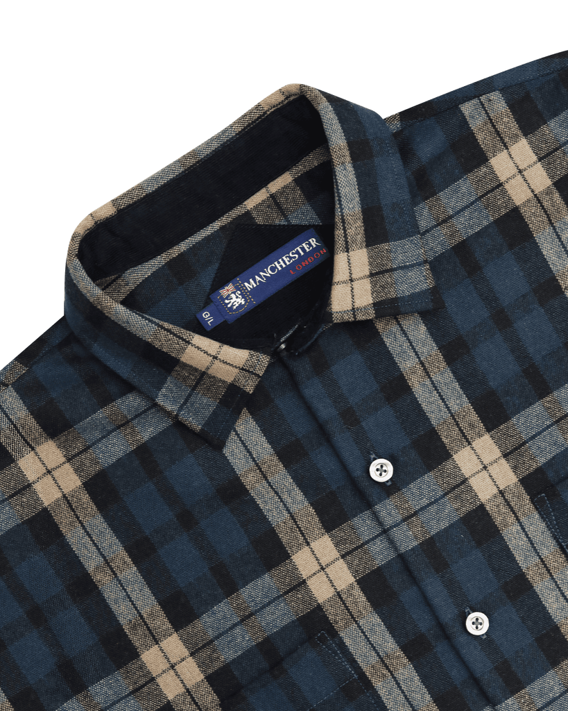 Manchester Camisa Lana en Cuadros - Manchester