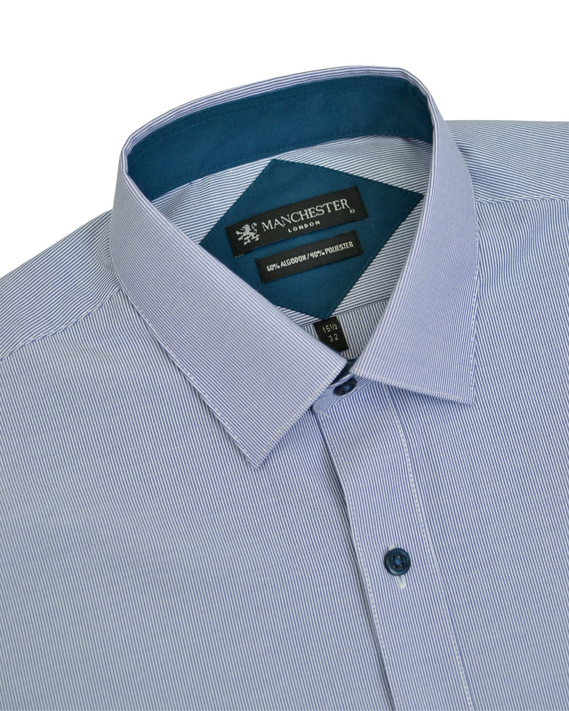 Manchester Camisa Regular Fit en Algodón - Poliéster - Manchester
