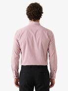 Manchester Camisa Regular Fit en Algodón-Poliéster color rojo para hombre