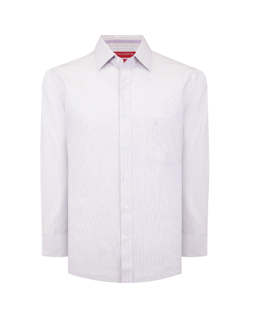 Manchester Camisa Slim Fit Vestir Poliéster y Algodón - Manchester