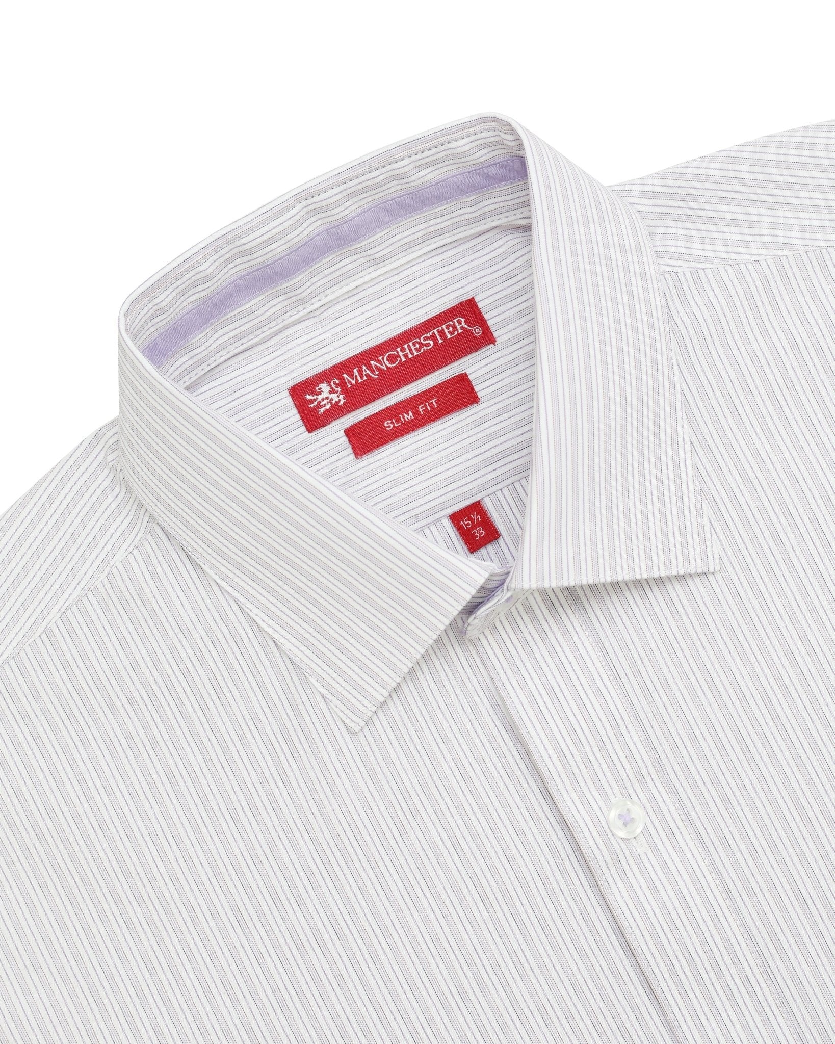 Manchester Camisa Slim Fit Vestir Poliéster y Algodón - Manchester