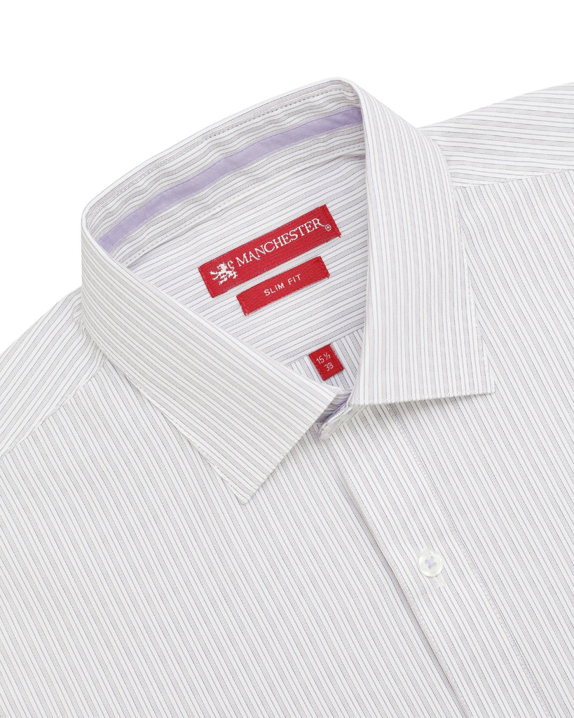 Manchester Camisa Slim Fit Vestir Poliéster y Algodón - Manchester