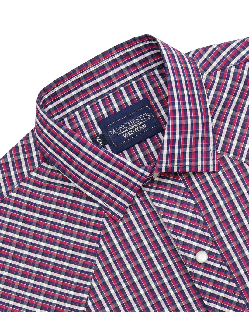 Manchester Camisa Vaquera Cuadros Algodón - Poliéster Manga Larga - Manchester