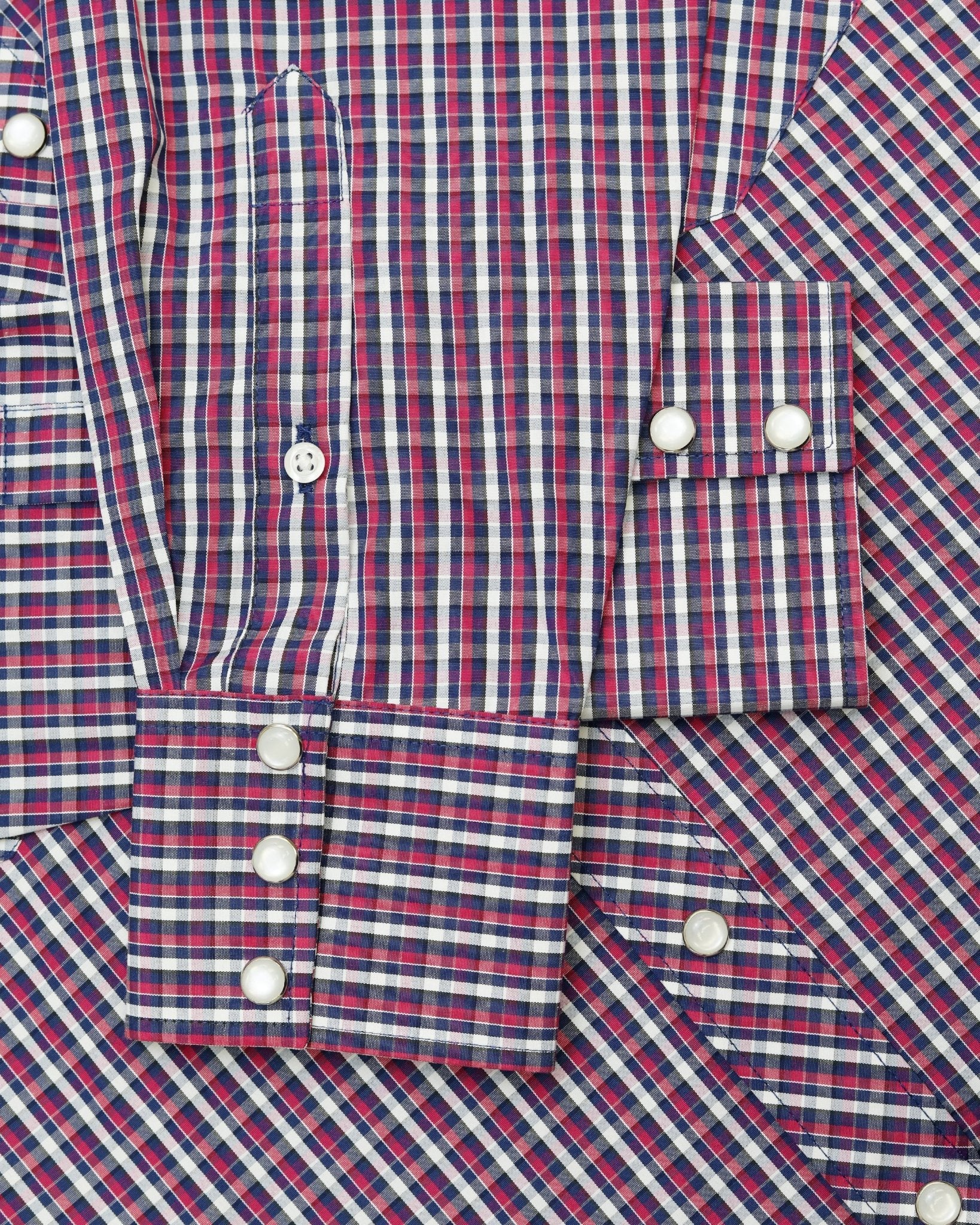 Manchester Camisa Vaquera Cuadros Algodón - Poliéster Manga Larga - Manchester