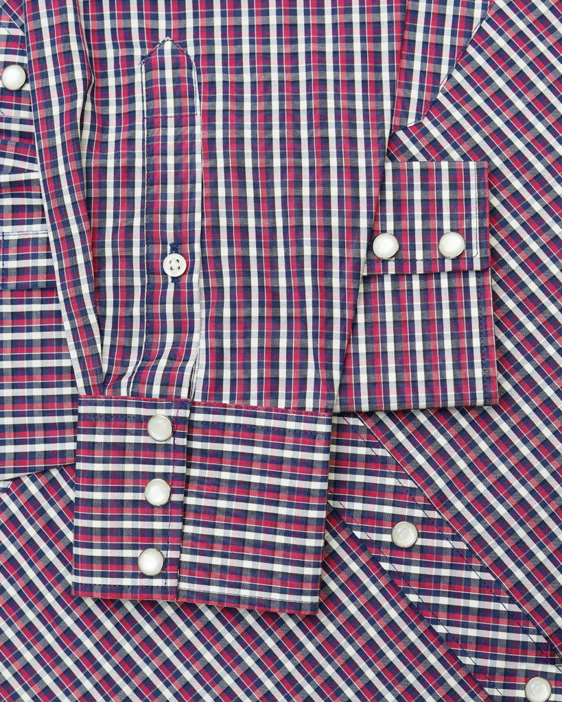 Manchester Camisa Vaquera Cuadros Algodón - Poliéster Manga Larga - Manchester