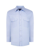Manchester Camisa Vaquera Lisa Dos Bolsillos - Manchester
