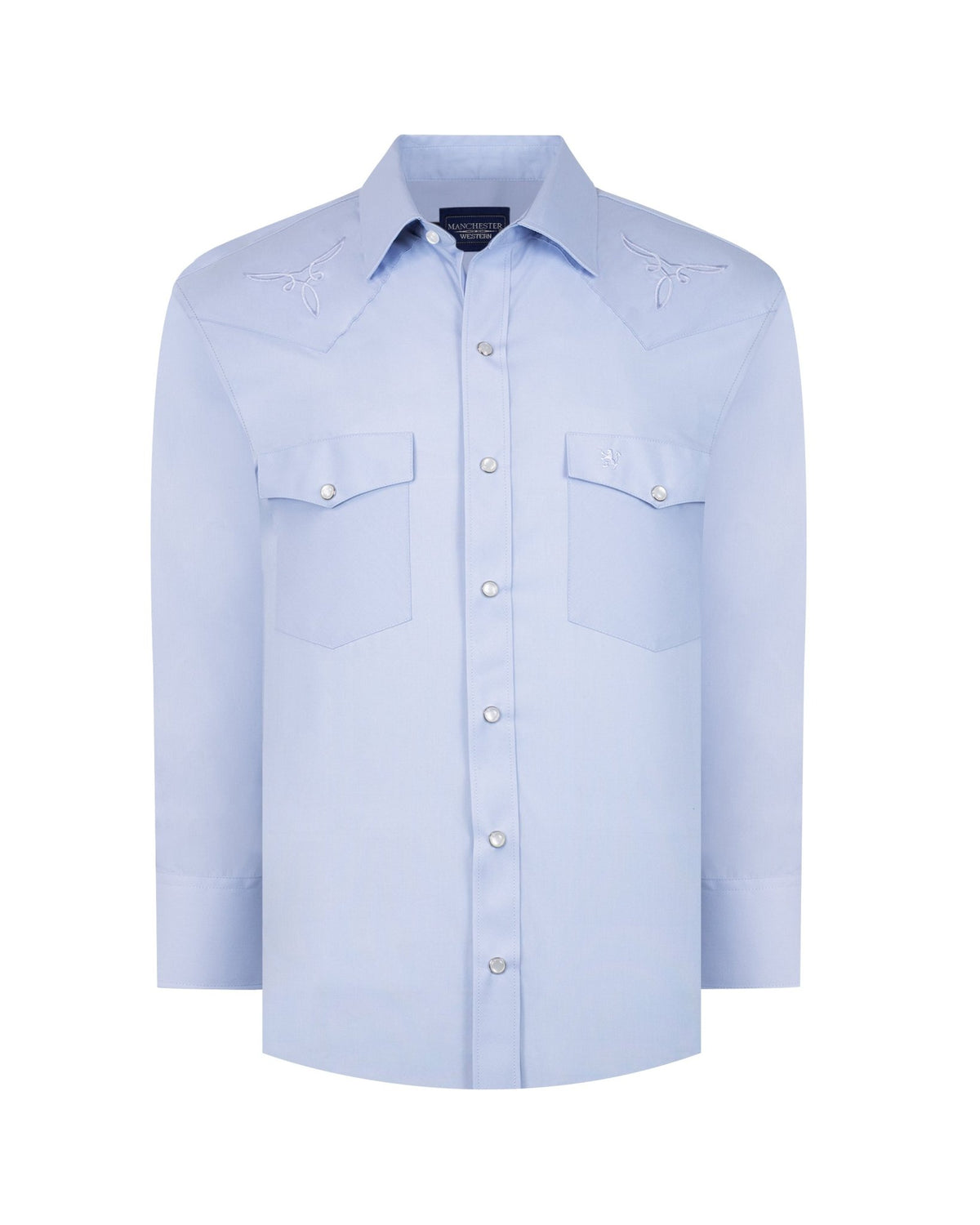 Manchester Camisa Vaquera Lisa Dos Bolsillos - Manchester