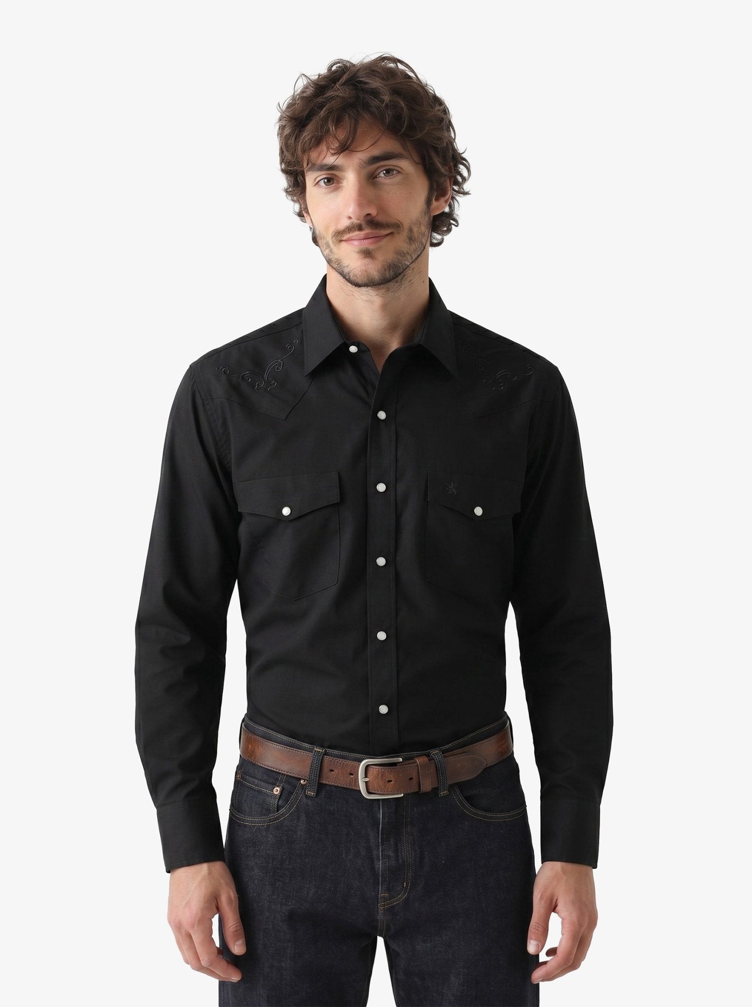 Manchester Camisa Vaquera Premium con Bordado Western - Manchester