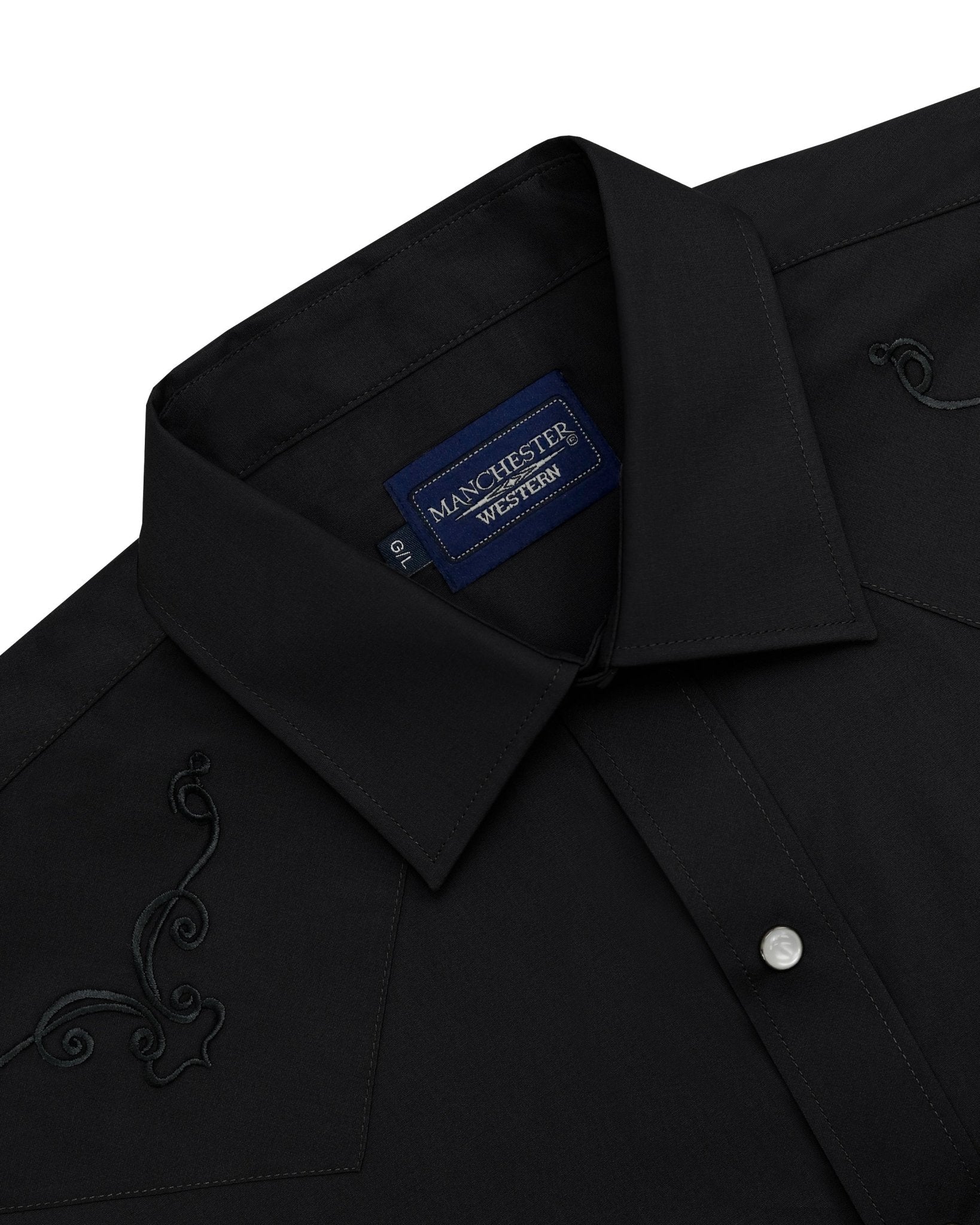 Manchester Camisa Vaquera Premium con Bordado Western - Manchester