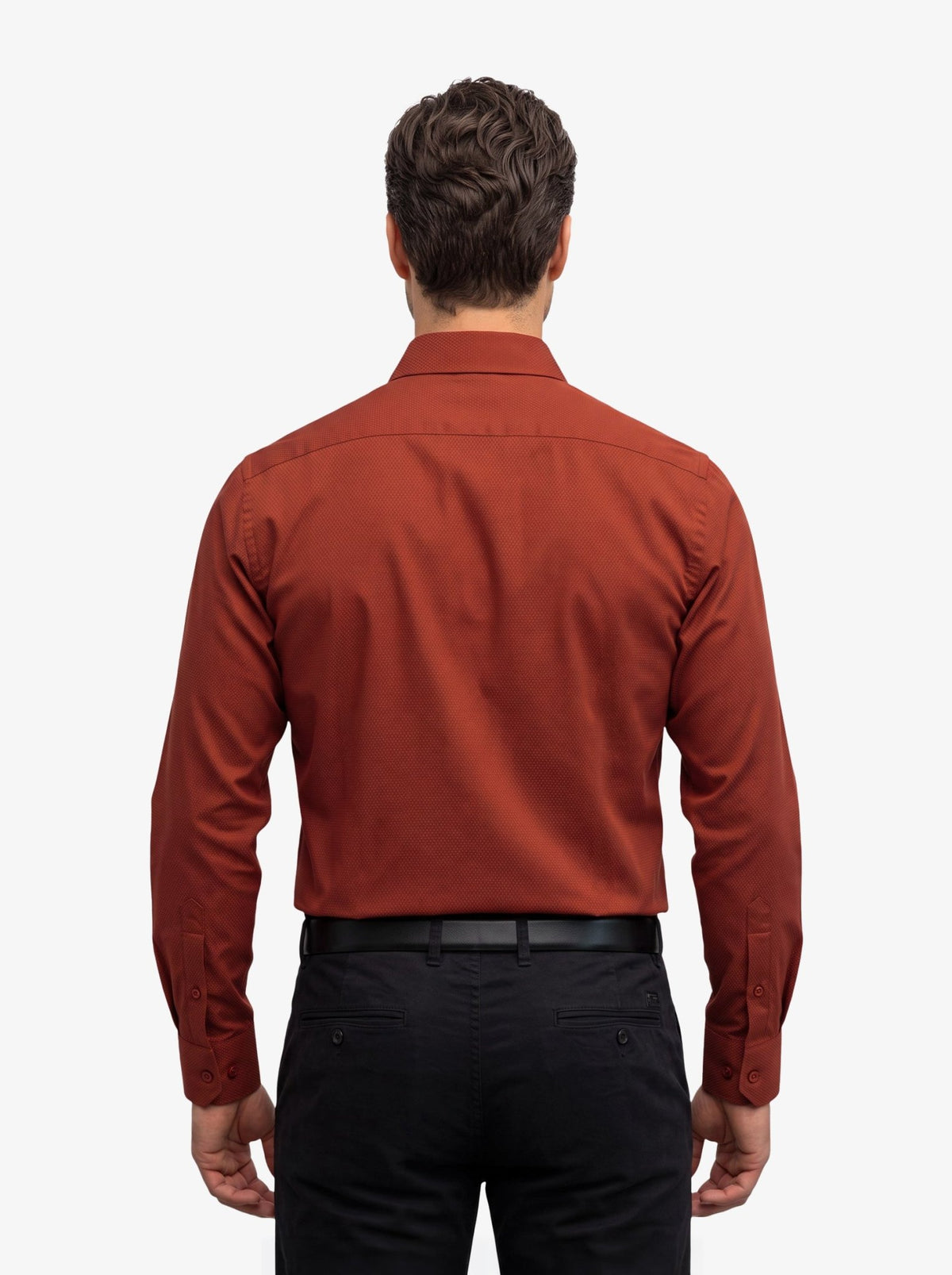 Manchester Camisa Vestir Algodón-Poliéster Diseño Liso Manga Larga - Manchester