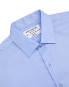 Manchester Camisa Vestir Algodón - Poliéster Diseño Liso Manga Larga - Manchester