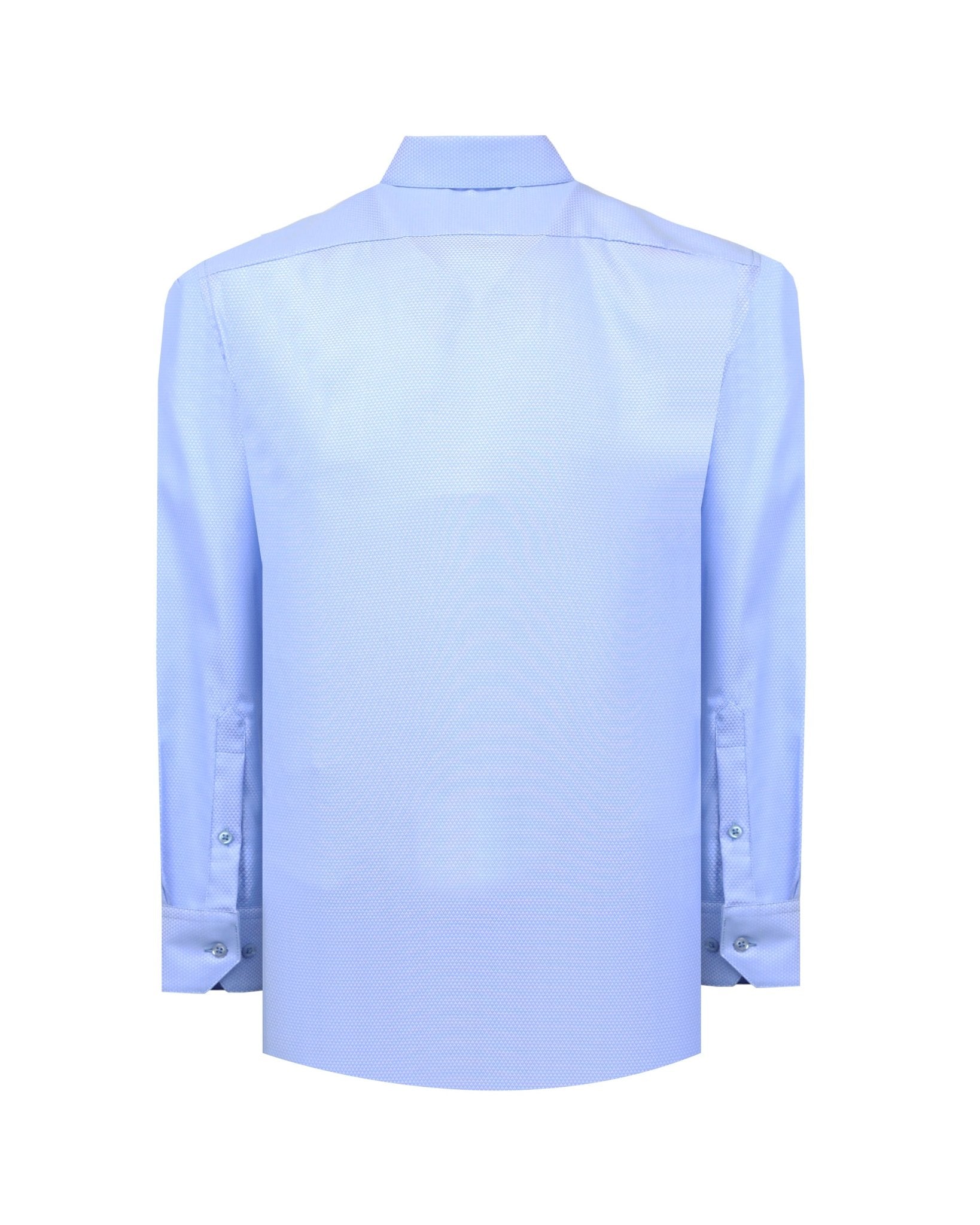 Manchester Camisa Vestir Algodón - Poliéster Diseño Liso Manga Larga - Manchester