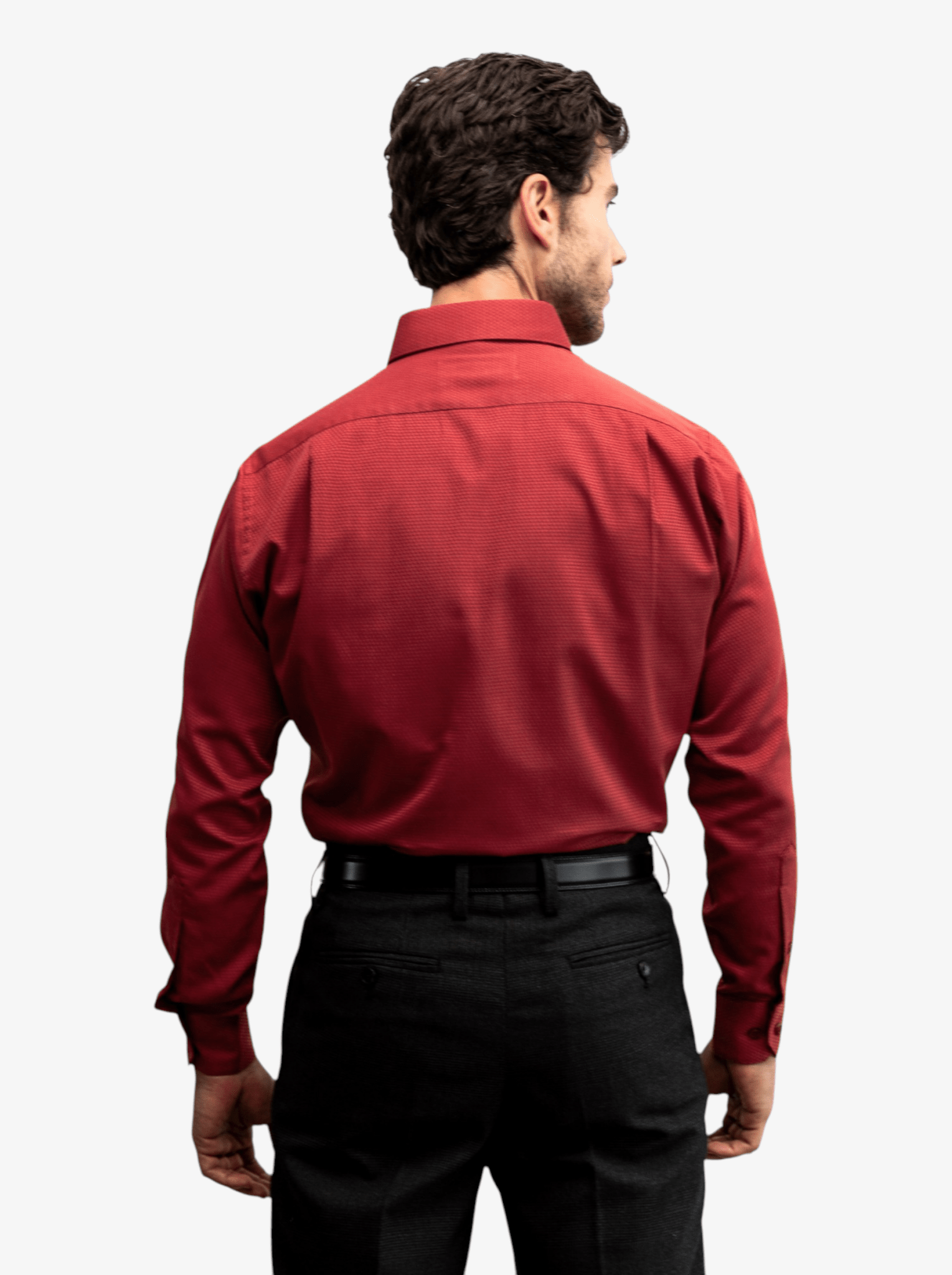 Manchester Camisa Vestir Algodón-Poliéster Diseño Liso Manga Larga - Manchester