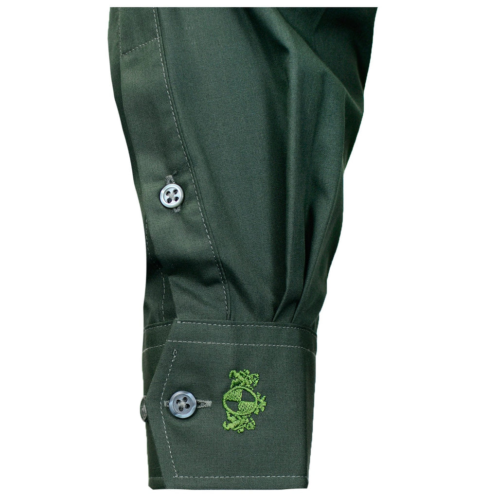 Manchester Camisa Vestir Algodón - Poliéster - Manga Larga - Manchester