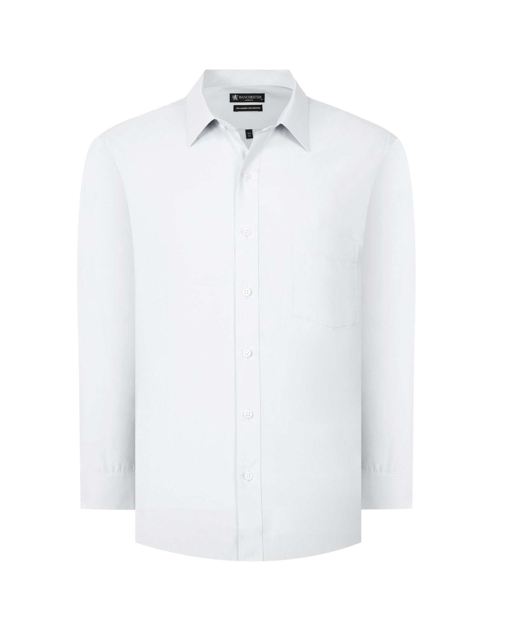 Manchester Camisa Vestir Algodón-Poliéster - Manga Larga - Manchester