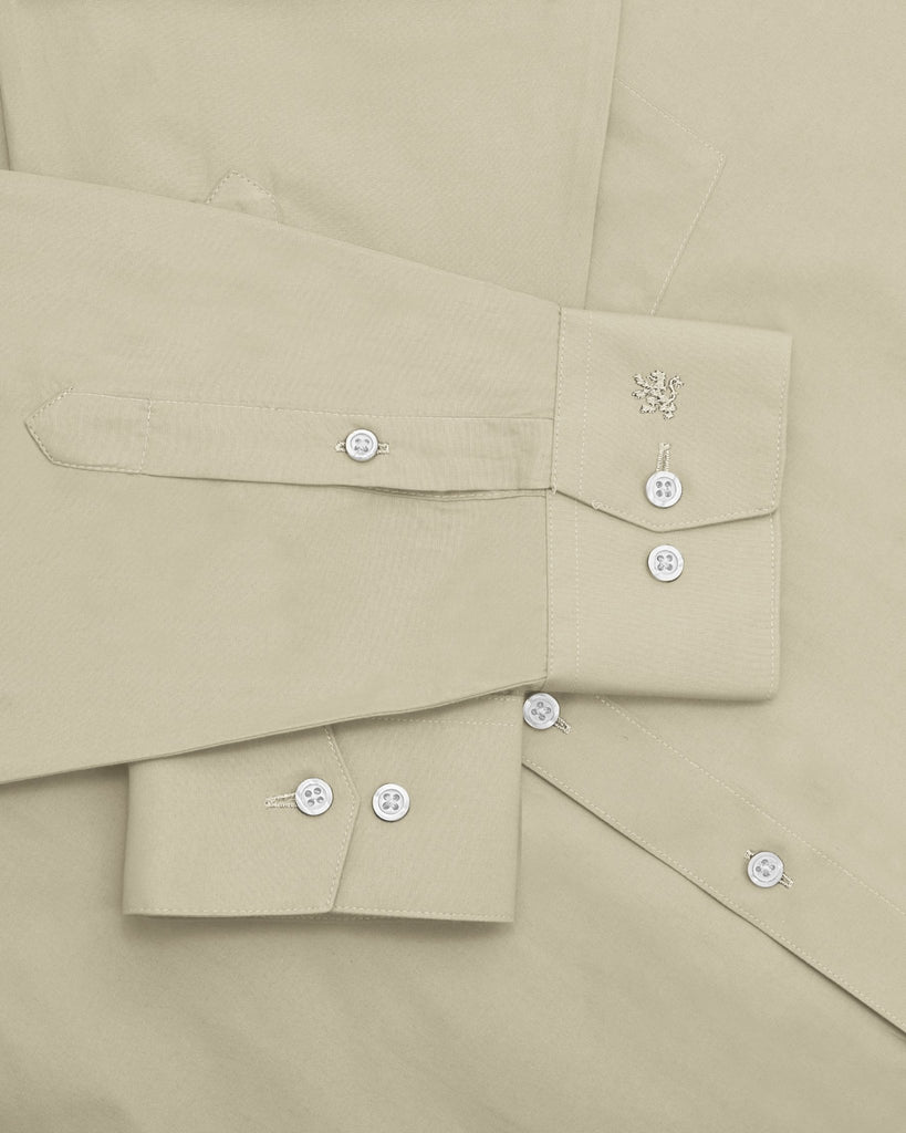 Manchester Camisa Vestir Algodón - Poliéster - Manga Larga - Manchester