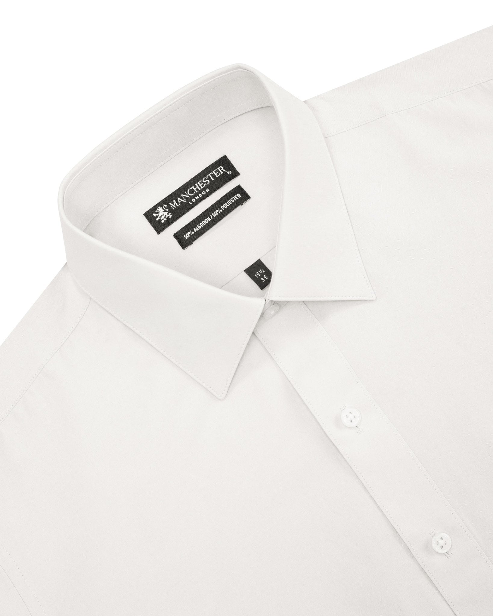 Manchester Camisa Vestir Algodón-Poliéster - Manga Larga - Manchester