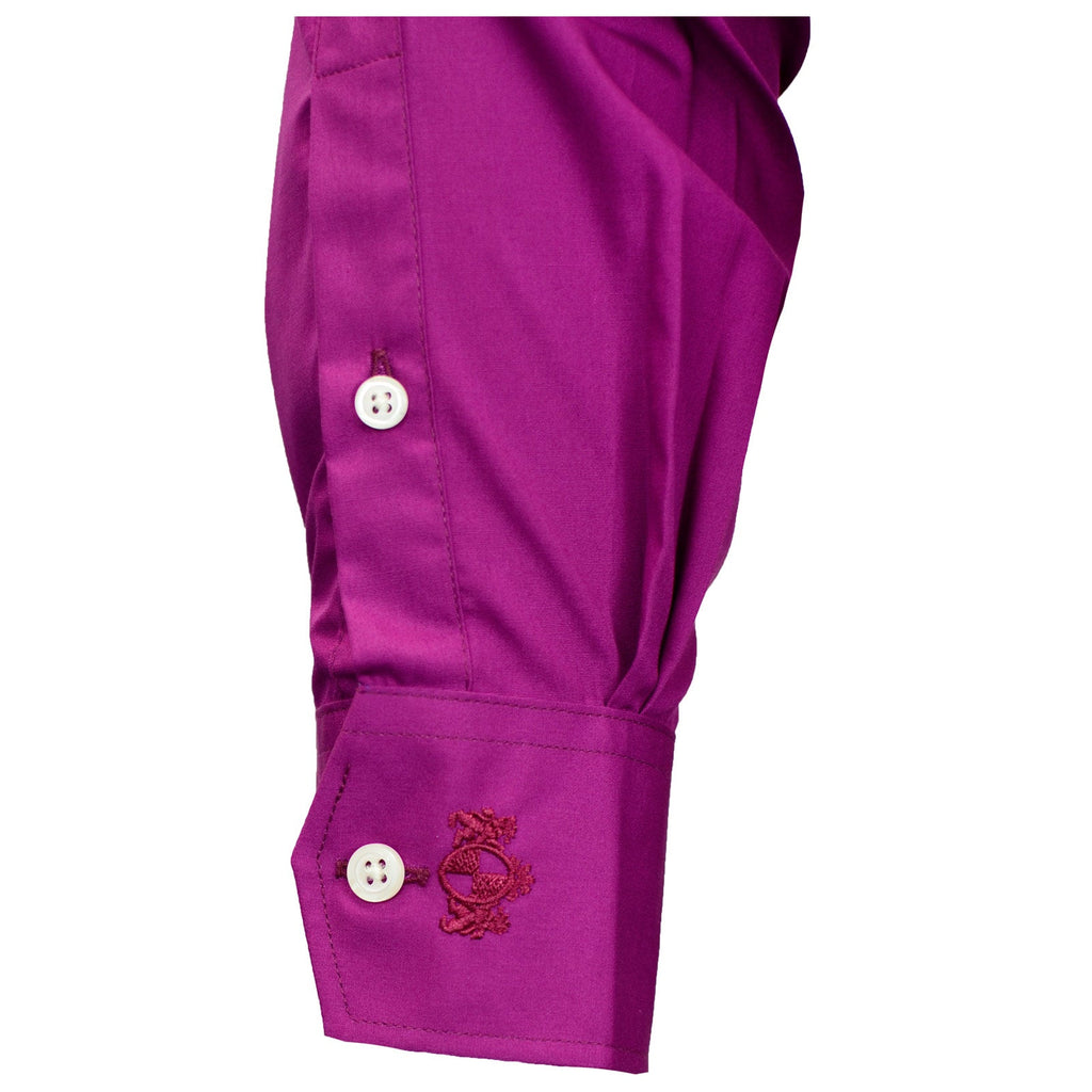 Manchester Camisa Vestir Algodón - Poliéster - Manga Larga - Manchester