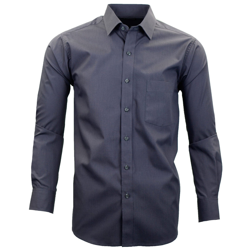 Manchester Camisa Vestir Algodón - Poliéster - Manga Larga - Manchester