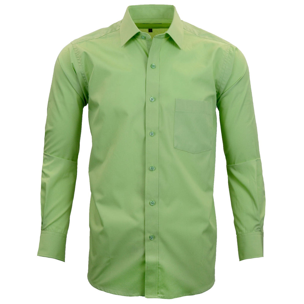 Manchester Camisa Vestir Algodón - Poliéster - Manga Larga - Manchester