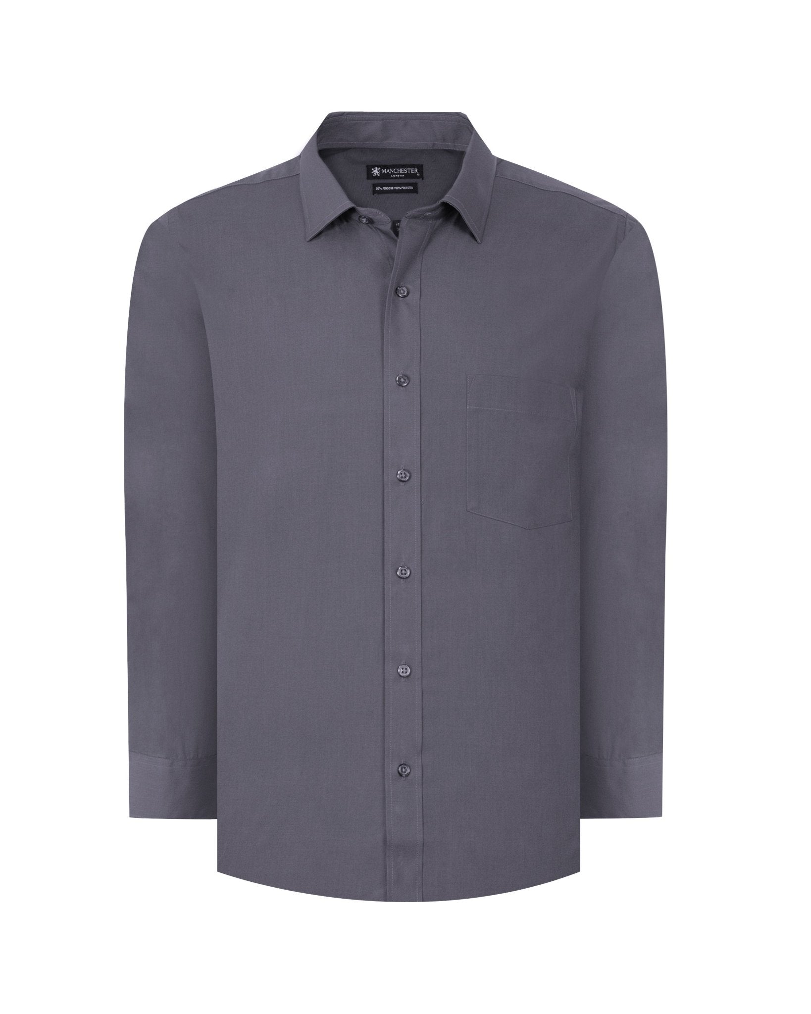 Manchester Camisa Vestir Algodón-Poliéster - Manga Larga - Manchester
