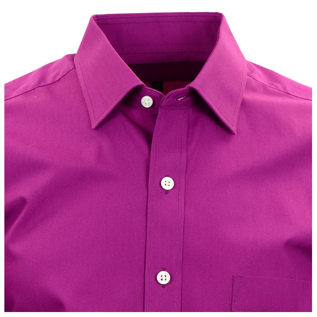 Manchester Camisa Vestir Algodón - Poliéster - Manga Larga - Manchester