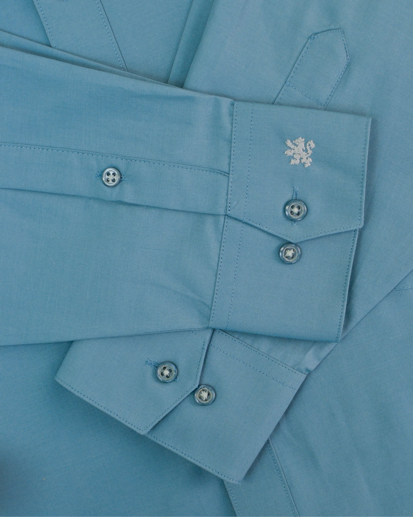 Manchester Camisa Vestir Algodón - Poliéster - Manga Larga - Manchester