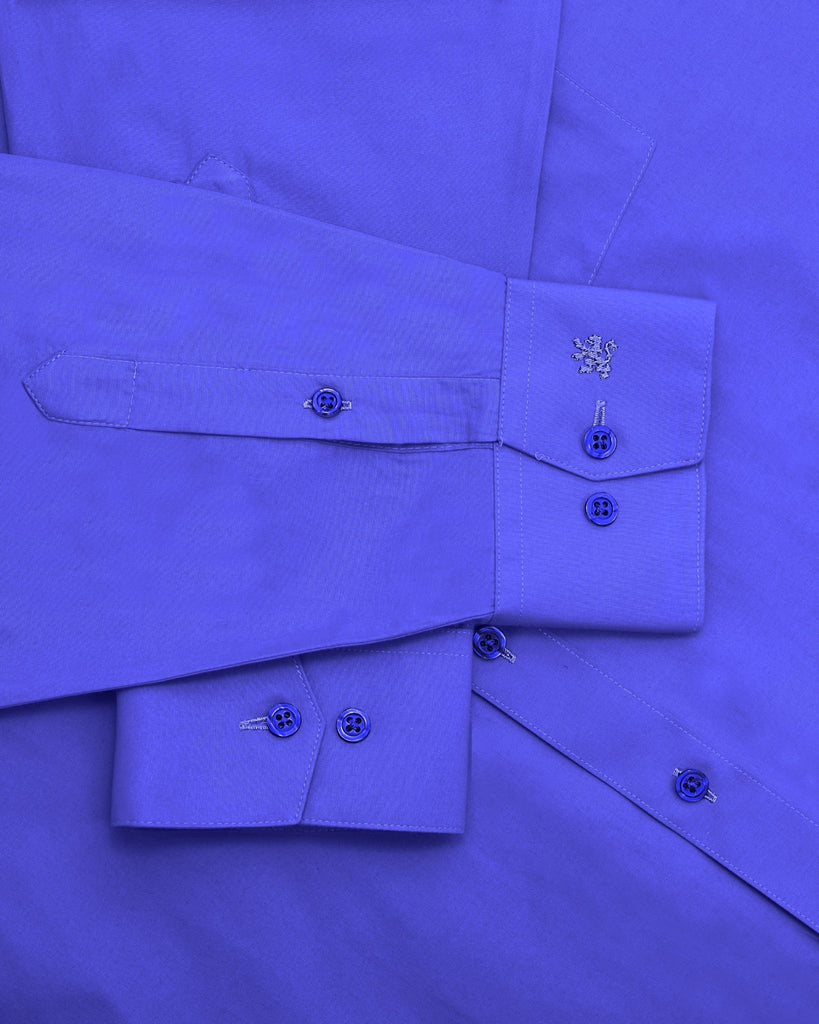 Manchester Camisa Vestir Algodón - Poliéster - Manga Larga - Manchester