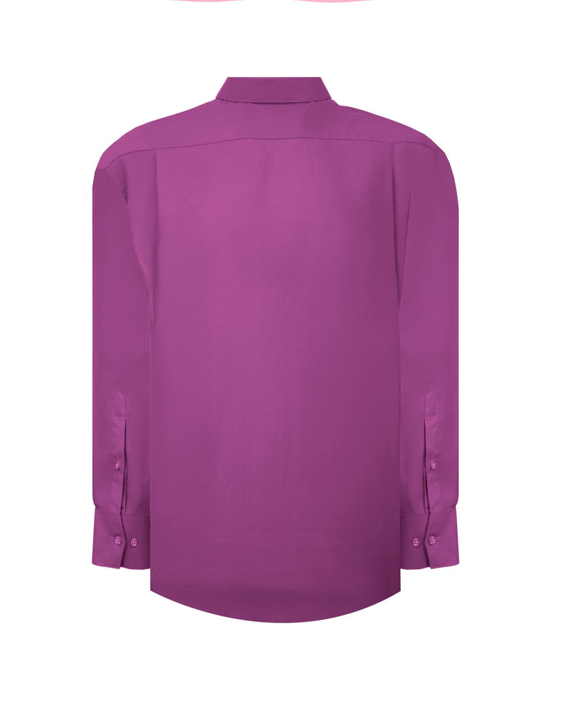 Manchester Camisa Vestir Algodón - Poliéster - Manga Larga - Manchester