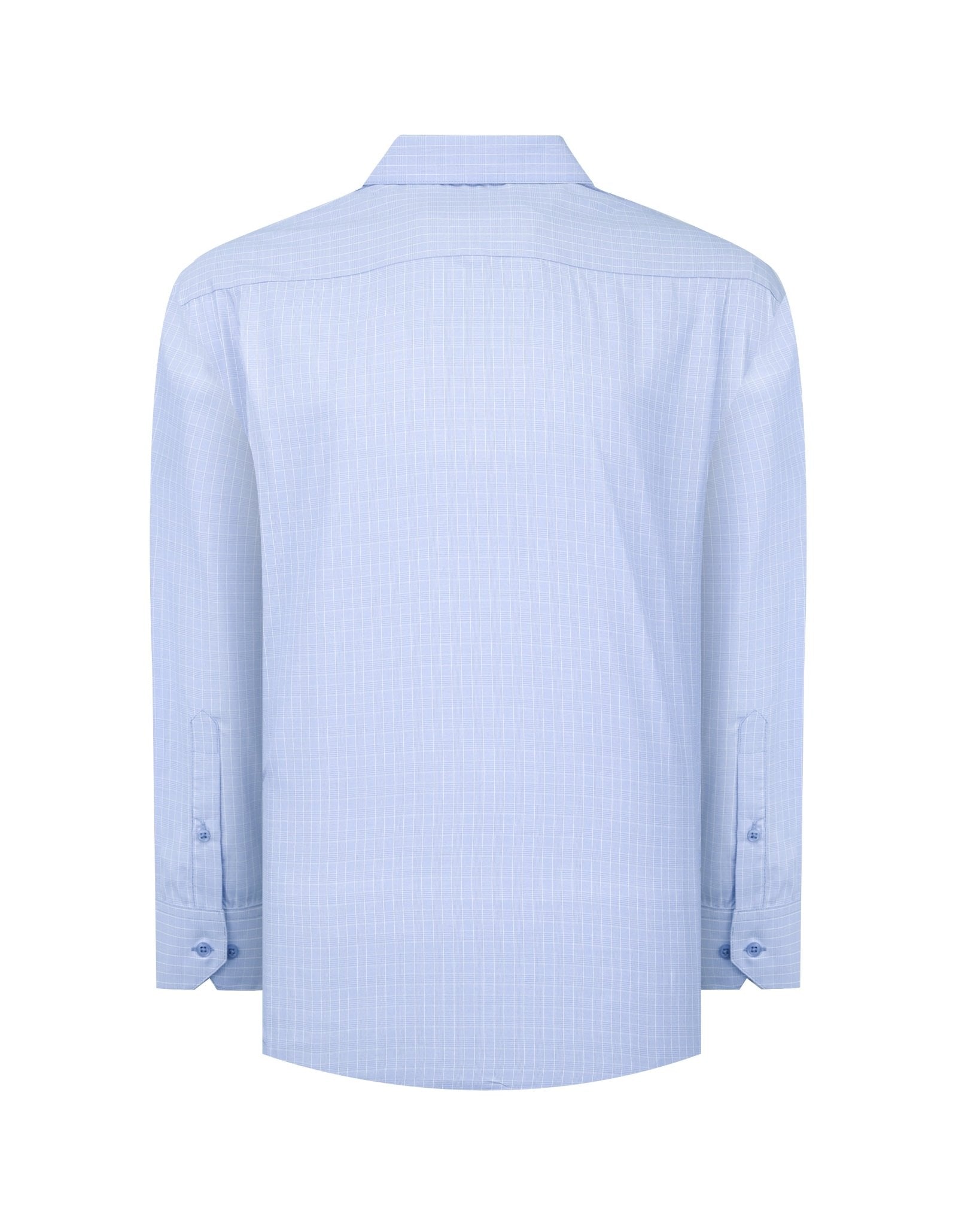 Manchester Camisa Vestir Big And Tall Cuello Ajustable Cuadros - Manchester