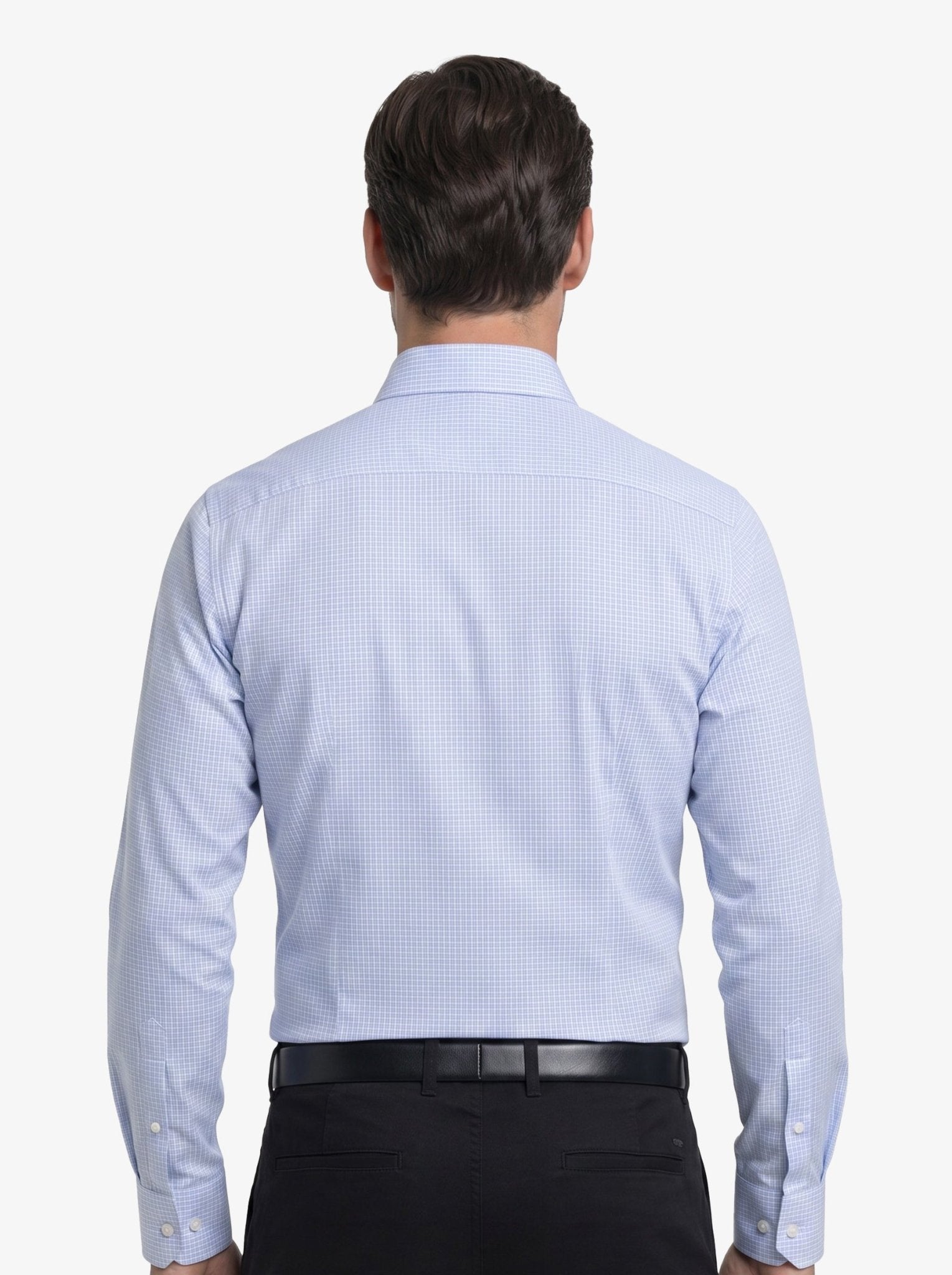 Manchester Camisa Vestir Cuadros Un Bolsillo - Manchester