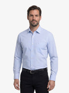 Manchester Camisa Vestir Cuadros Un Bolsillo - Manchester