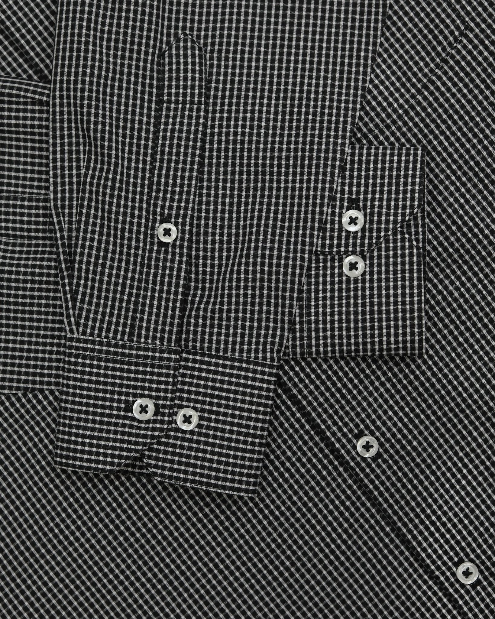 Manchester Camisa Vestir Cuadros Un Bolsillo - Manchester