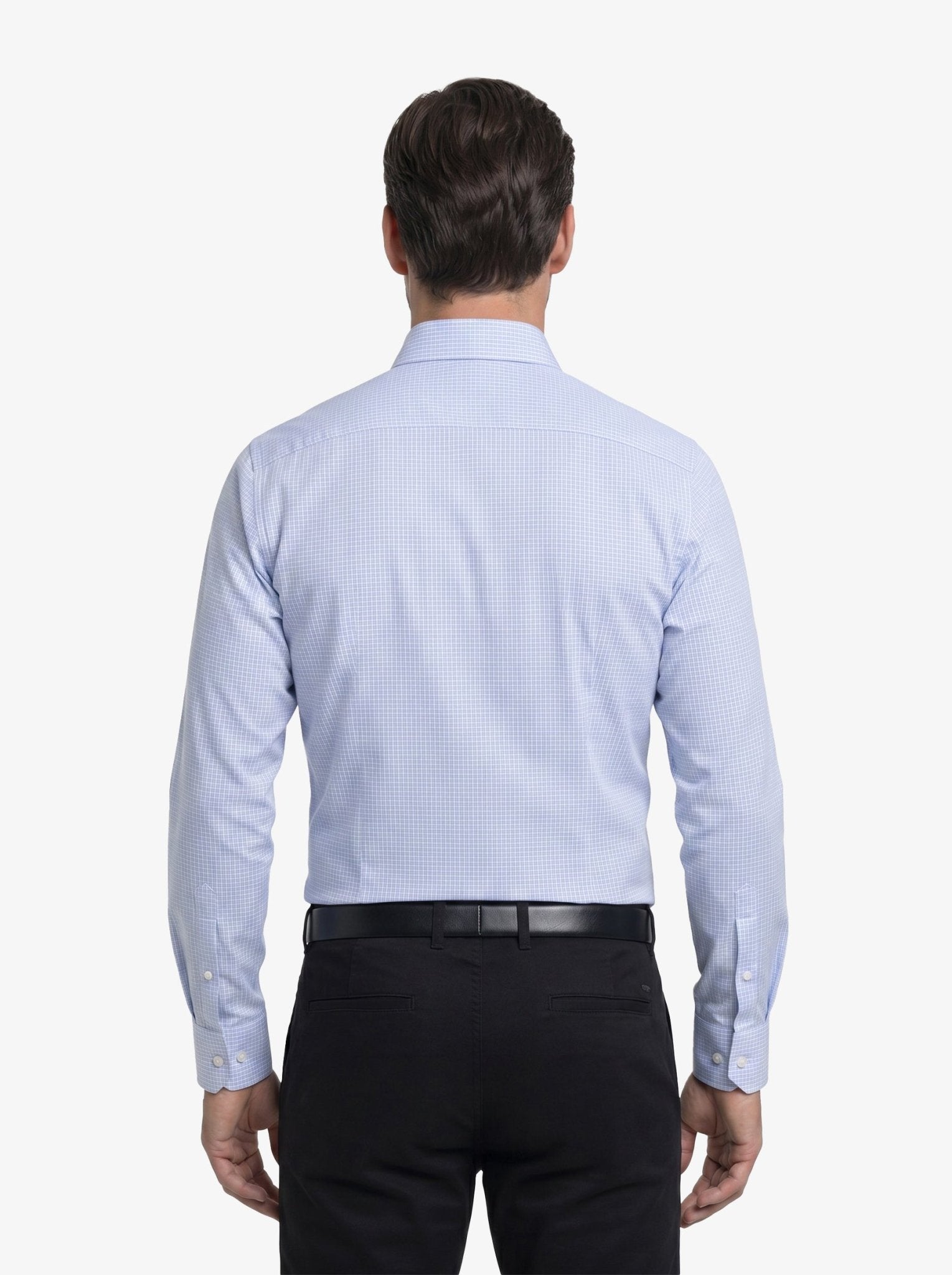 Manchester Camisa Vestir Cuadros Un Bolsillo - Manchester