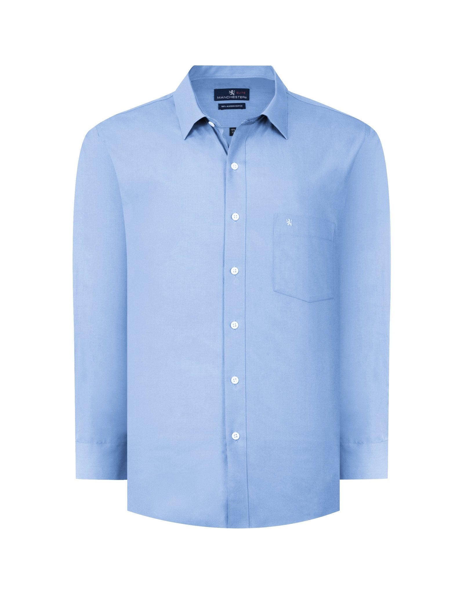 Manchester Camisa Vestir Elite 100% Algodón - Manga Larga - Manchester