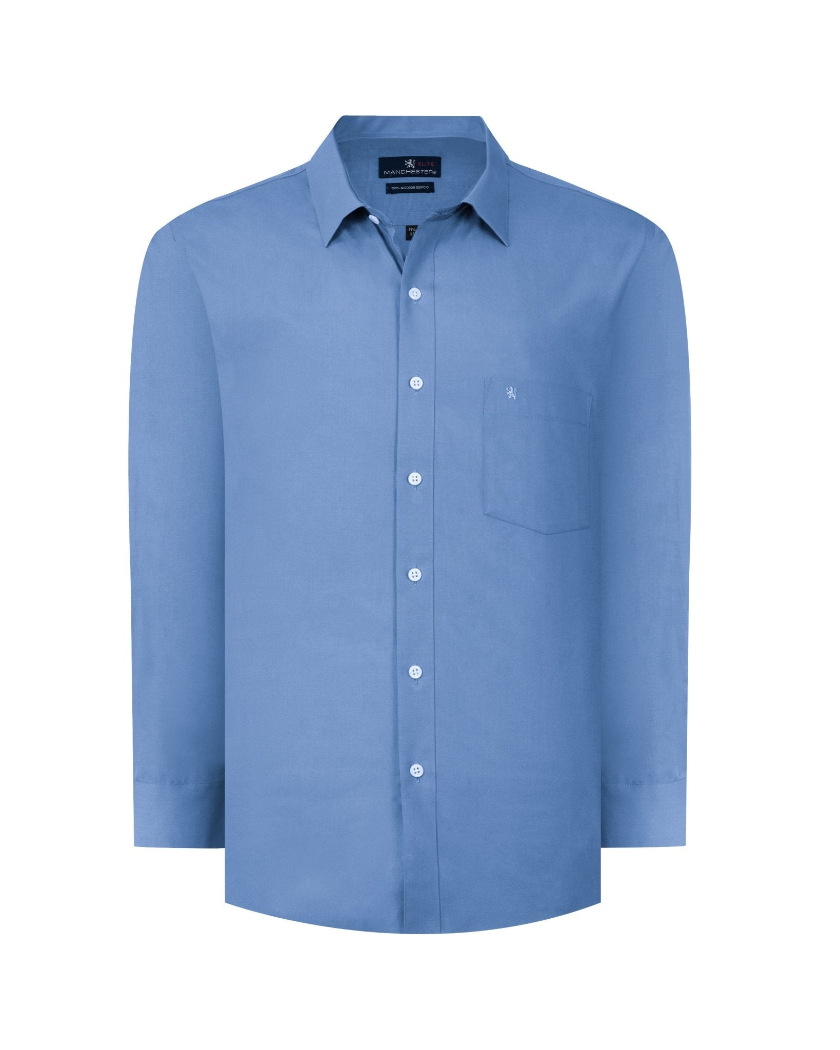 Manchester Camisa Vestir Elite 100% Algodón - Manga Larga - Manchester