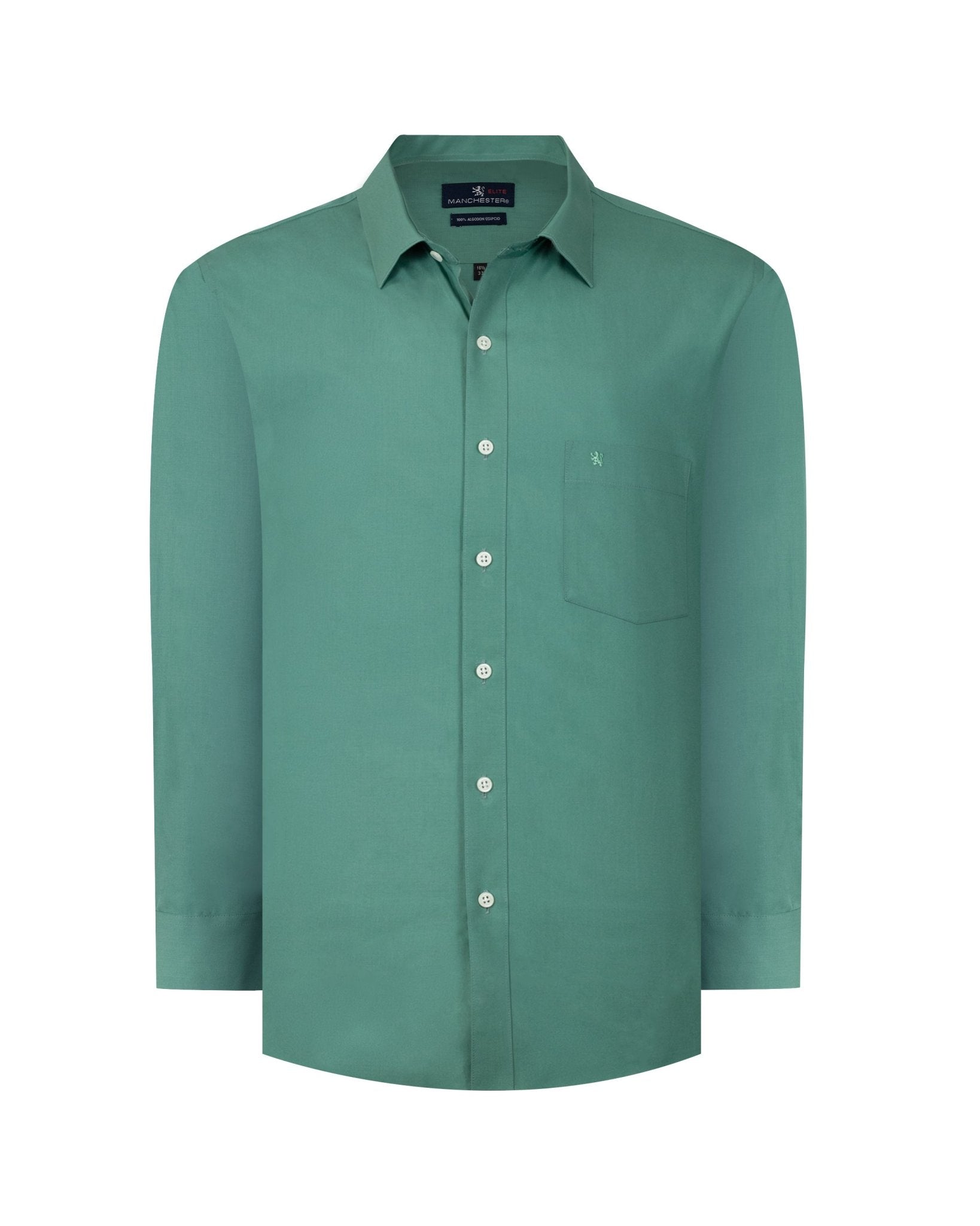 Manchester Camisa Vestir Elite 100% Algodón - Manga Larga - Manchester