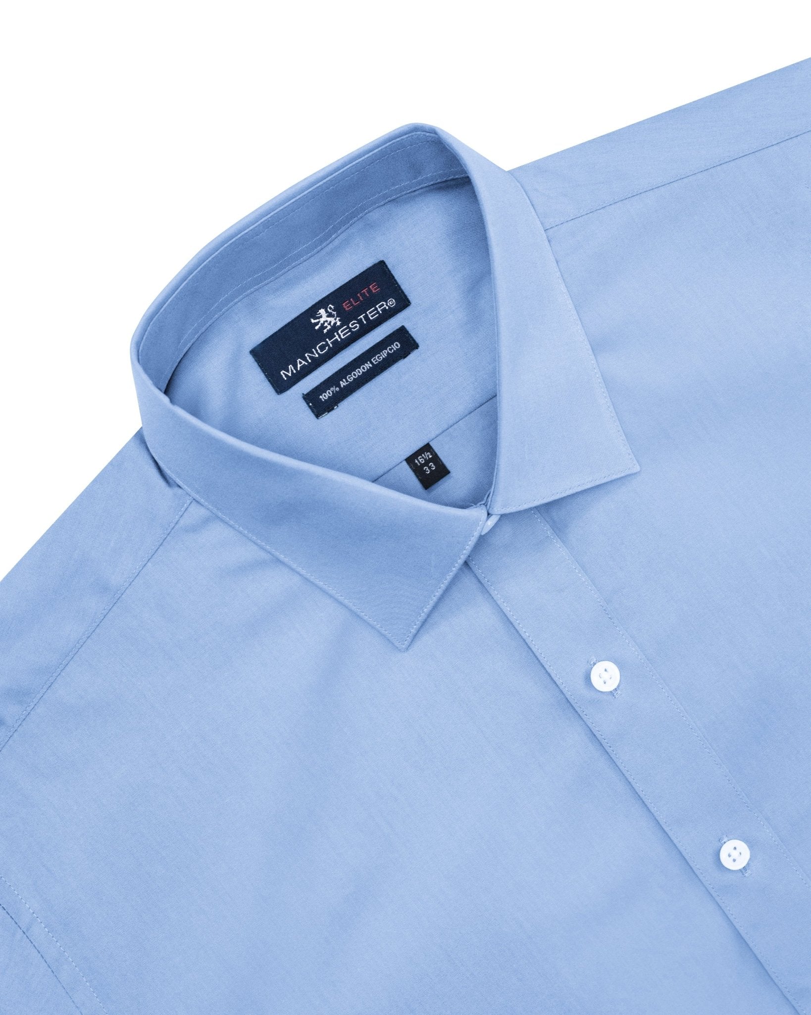 Manchester Camisa Vestir Elite 100% Algodón - Manga Larga - Manchester