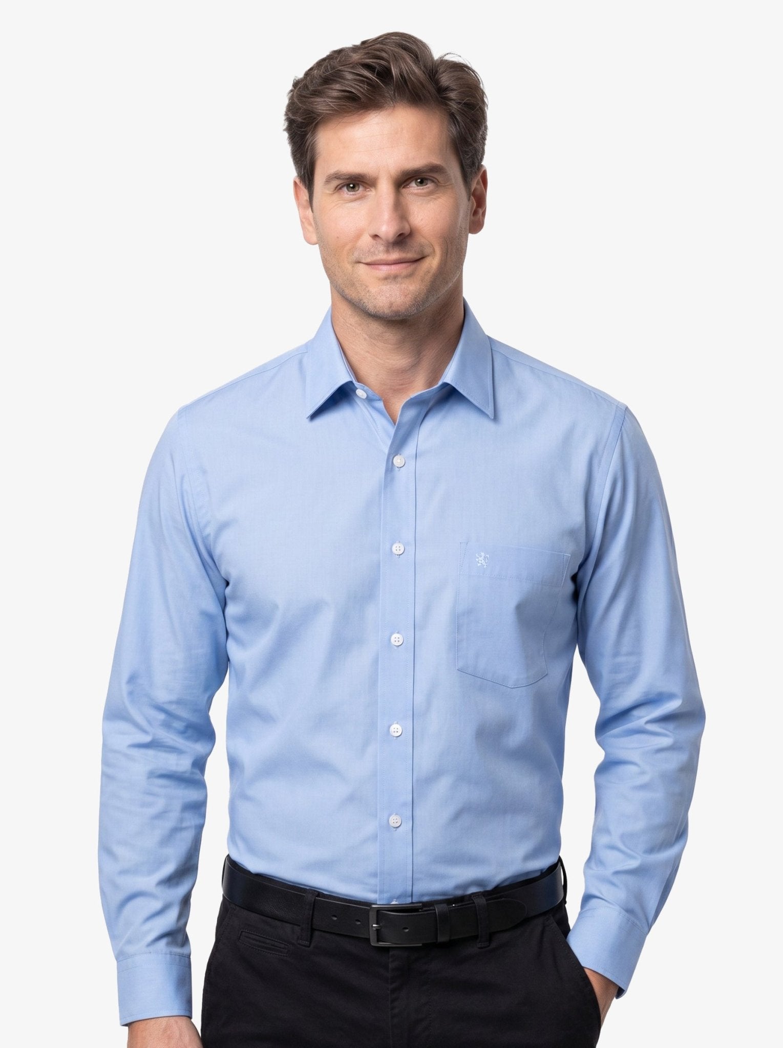 Manchester Camisa Vestir Elite 100% Algodón - Manga Larga - Manchester
